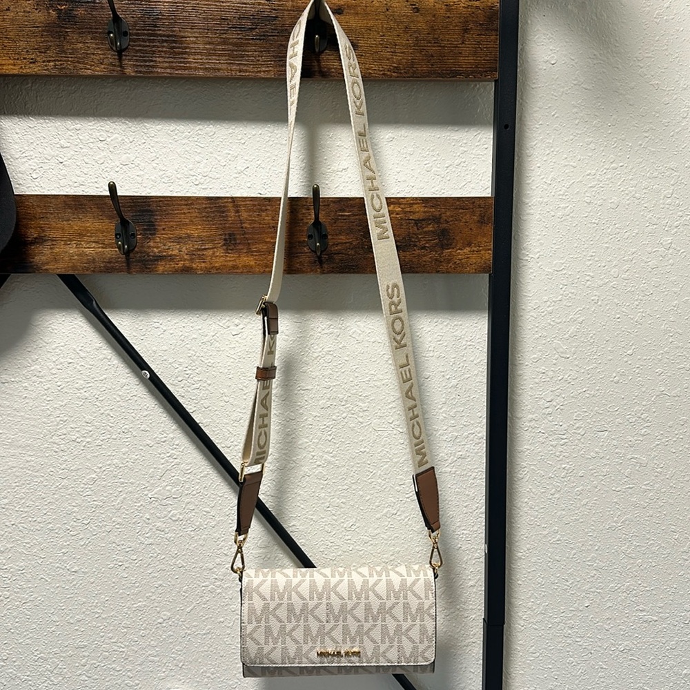 Michael Kors wallet with shoulder strap